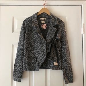 Odd Molly lovely knit jacket in grey size 1 Small